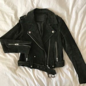Blank NYC suede moto jacket